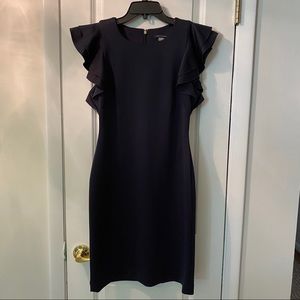 NWOT Tommy Hilfiger Navy Blue Scuba Sheath Dress